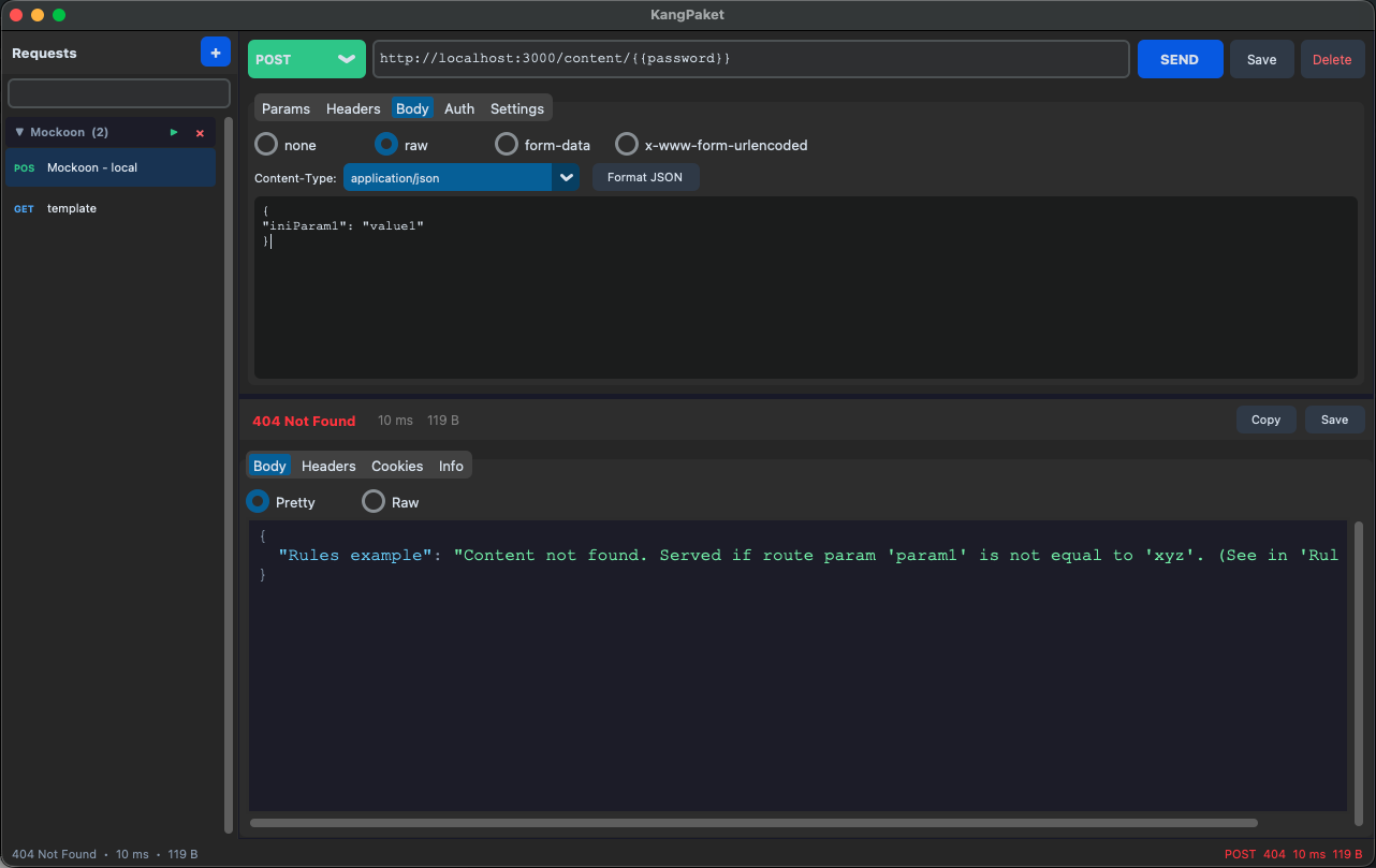 KangPaket Request Builder